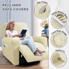 JIVINER Oversized Recliner Chair Covers, 3 Piece Slipcovers for Large