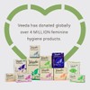 Veeda Natural Cotton Ultra Thin Panty Liners for Women -
