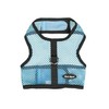 Bark Appeal Netted Wrap N Go Harness - Turquoise, Medium