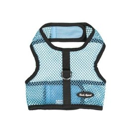 Bark Appeal Netted Wrap N Go Harness - Turquoise, Medium
