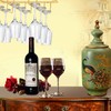 MOCOUM Under Cabinet Stemware Rack - Wire Wine Glass Holder