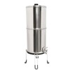 Gravity-fed Water Filter System, 2.25Gallon Stainless-Steel System with 2 Filters,