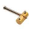 Musiclily Pro 19mm Brass Bass Bridge Saddle Set for 4