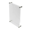 B&NN Double Panel Floating Clear Acrylic Wall Mount Sign Frame