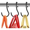 Baoswi 12 Pack Purse Hanger for Closet, Unique Twist Design