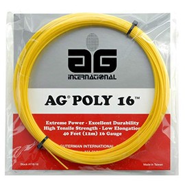 AG Poly 16 Polyester Tennis String Set