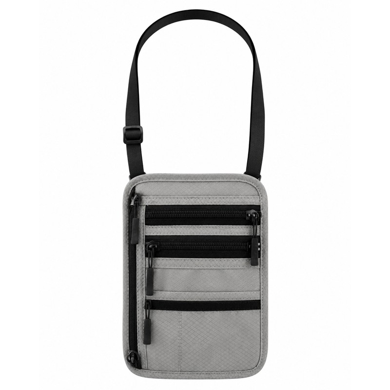 RFID Blocking Travel Neck Wallet for Passports – Lightweight Hidden