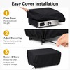 BBQ Grill Cover for Outdoor Cooking – Heavy-Duty Polyester Protection