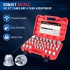 GOMJET 80 PC JIC Master Industrial Hydraulic Cap and Plug