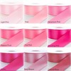 Satin Ribbon 50 yards Single Face Ribbon 1.5”:_Red