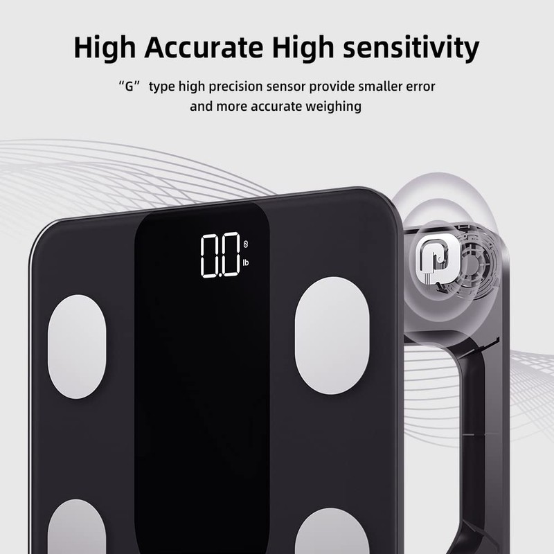 RunSTAR Smart Scale for Body Weight, Digital Bathroom Scale BMI