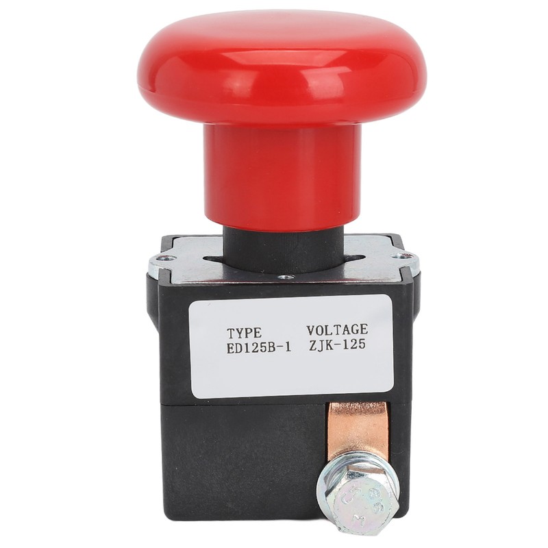 Emergency Push Button Switch DC80V Reliable Emergency Stop Switch Replacement