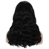 Morvally 50 - Peluca de cabello sintético ondulado natural para