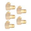 5Pcs Air Compressors Elbow Portable Mute Fitting Frequency Conversion Pneumatic