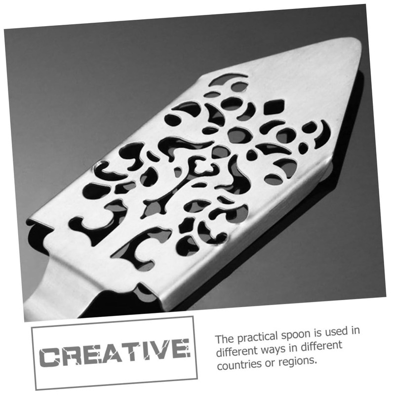 Alipis 2pcs Absinthe Spoon Mesh Strainer Stainless Steel Dripper for