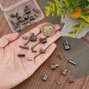 PH PandaHall 16 Sets Metal Zip Repair Zip Insert Pin