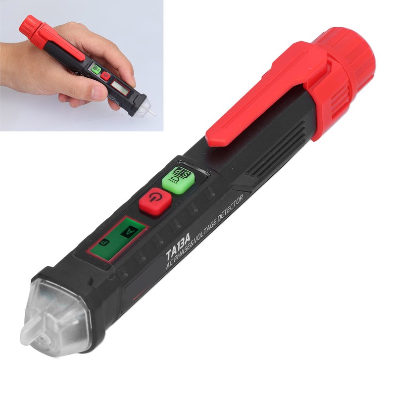 Induction Electric Pen NonContact Tester Adjustable Sensitivity 3 Phase Wire