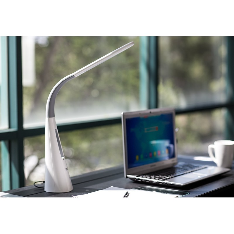 Turcom LED Desk Lamp with Fan, Cool Breeze Lamp with