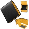 GSG 22098/24015 Men's Bi-fold Wallet, Genuine Leather, Box-Shaped Coin Purse,