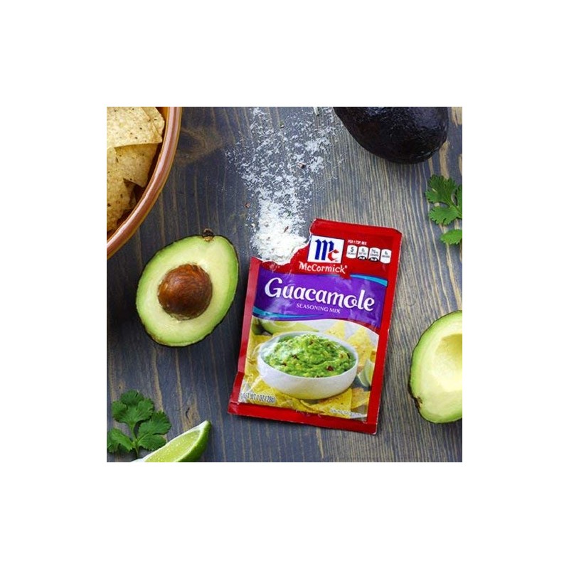 McCormick GUACAMOLE Seasoning Mix 1oz. (9 Packets)