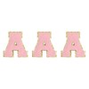 sourcing map Chenille Letters a Patches Large Size 80mm/3.15 Inch