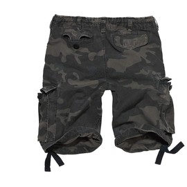 Brandit - Basic Vintage Men's Cargo Shorts (Brandit Vintage Shorts Basic) - Dark camo Plain, size: xxl