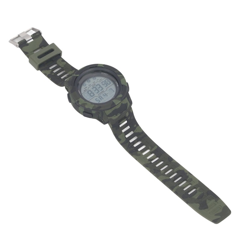 Men Digital Sports Watch 50m Waterproof Watch with LED Backlight