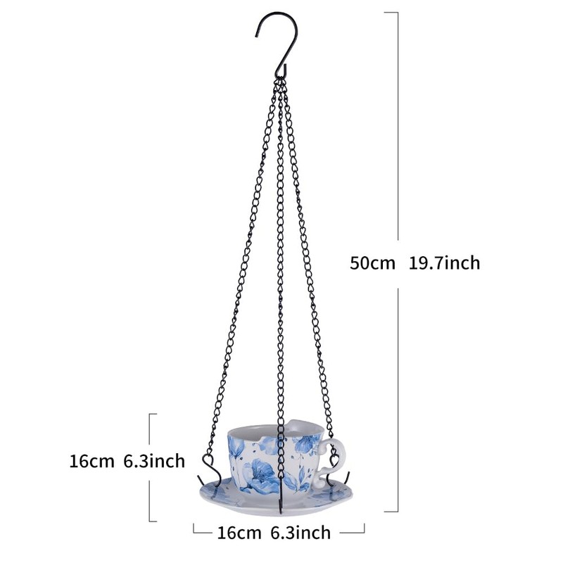 TEATALK Hanging Planters for Indoor Plants: 6.3 Inch Hanging Planter