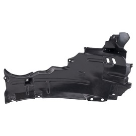 TRQ TRQ Front Right Rearward Inner Fender Liner Black Passenger Side Compatible with 2003-2008 INFINITI FX35 FX45 IN1251111