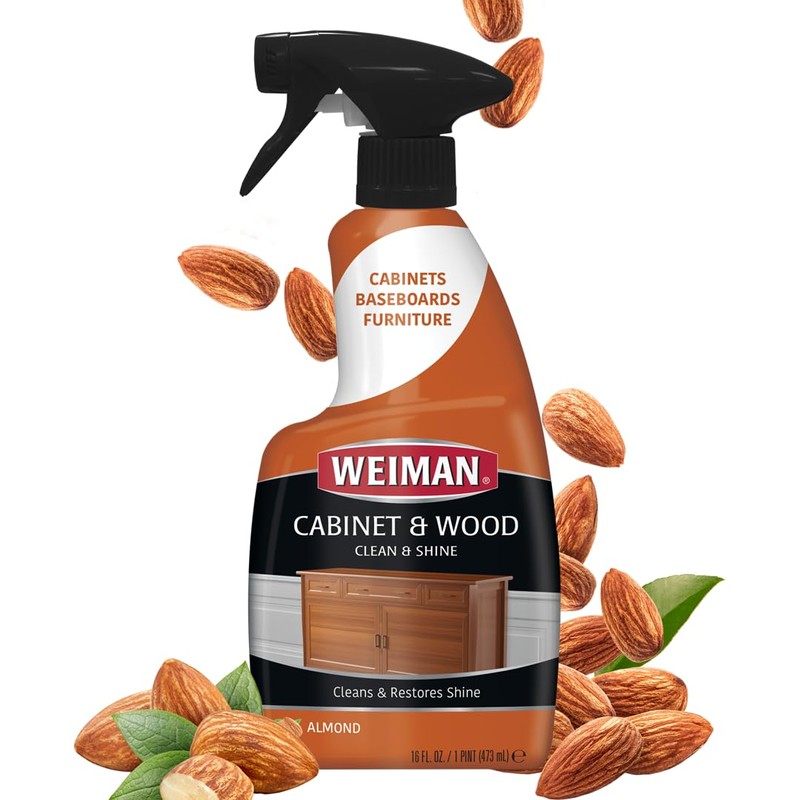 Weiman Cabinet and Wood Cleaner, Shine, Clean and Protect Spray