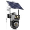 Sansco 5G WiFi Solar PTZ Security Camera 4MP Audio Dual