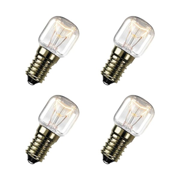 4 Pack of Salt Lamp 15W SES E14 Pygmy Bulbs