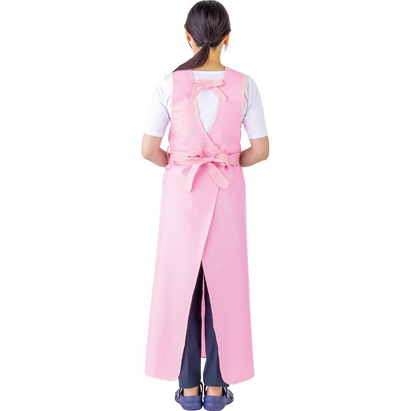 Footmark 403306 Apron for Bathing Nursing Care LL, Pink