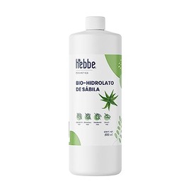 Hebbe - Hidrolato De Aloe 500 Ml | Agua Floral De Sábila Para Rostro Y Cuerpo | Humecta E Hidrata | Refresca Y Calma Piel Sensible | Uso Cosmético