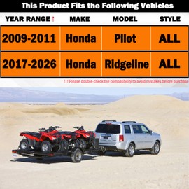 CARROFIX Vehicle-Specific Wiring 4-Way Flat Trailer Hitch Harness for Honda Pilot 2009-2011 & Honda Ridgeline 2017-2026