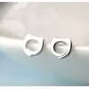 Cute Cat Kitten Mini Stud Earrings for Women Teen Girls