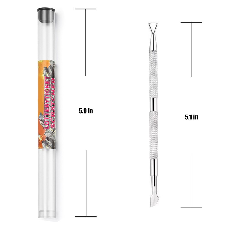 nitaru Lottery Ticket Scratcher Tool, Scratch Off Stickers Lotto Scratcher