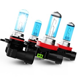 SPBRTBUB Compatible With Chrysler 300 (2011 2012 2013 2014) halogen Headlight Bulbs, 9012/HIR2 High Beams*2 + h11 fog Beams*2, Super Brighter Headlights, Pack Of 4