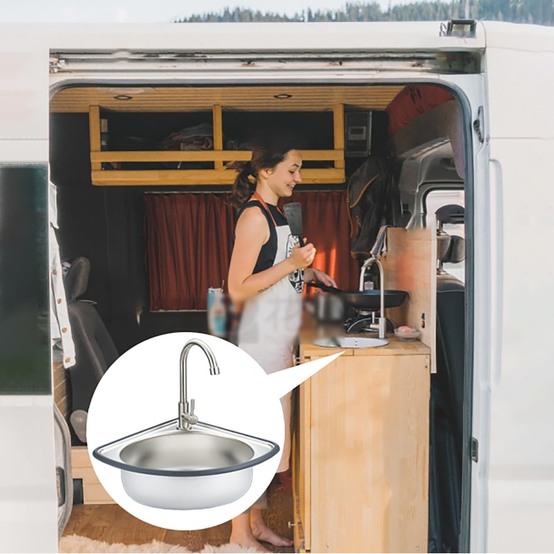 Corner Sink Wall Mount Bathroom Laundry Restaurant Sink Single Bowl