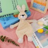 Apricot Lamb Blue Cord Rabbit Soft Safety Blanket Comforter for