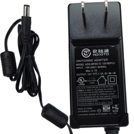 UL Listed OEM 12V 1.5A AC/DC Adapter Compatible with Yamaha MODX8 MODX 8+ 88-Key MODX7 MODX 7+ 76-Key MODX6 MODX 6+ 61-Key Keyboard Music Synthesizer Workstation 12VDC 1.5 A Power Supply Cord Charger