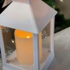 Decorative White Lanterns - Set of 4-5 Hour Timer –