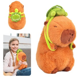 Xumann 23cm Capybara Plush Toy, Cute Animal Capybara Teddy Toy, Stuffed Capybara Squishmallow Doll for Kids Gift