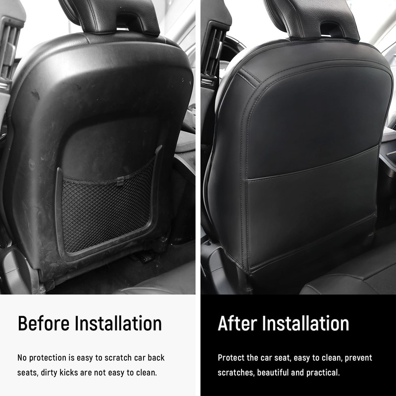 ZZEQYG Upgrade Seat Back Protector for Volvo XC90 XC60 S90