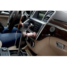 CLUTCHIT The Original Dual Magnetic Movable Phone Holder and Tablet Mount (Silver)