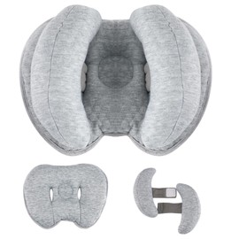 KAKIBLIN Baby Support Pillow, Head and Neck Support,Banana Neck Pillow for Baby, Travel Pillow for Stroller Neck Support, Adjustable Head Pillow for Kids Toddler