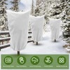 UKQRRTC 5Pcs Shrub Cover Freeze Protection Winter Drawstring Shrub Cover