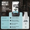 Wake The Hell Up! 1lb Ultra-Caffeinated Cinnamon Bun Ground Coffee,