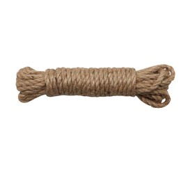 GLOREX 6 1860 228 Jute Cord, 8 mm Thick, Solid Knitting Rope, Length 10 m, for Home and Gardening, Crafts and Decorating