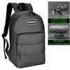 MZIPLINE Backpack Bag With TSA Lock & Key-Smell Proof-Water Resistant